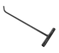 DEARMAMY Crochet en T Acier Inoxydable 45 CM pour Levage de Plaque d'Égout et Porte à Enroulement Outil Multifonctionnel de Levage Crochet Robuste et Résistant pour Ouverture Facile de