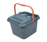 DEARMAMY De Trempage Des Plastique Cuvette De Bain Couvercle Et Poignée Bassin De Pédicure Pour Soins à Domicile Et Relaxation