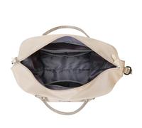 DEARMAMY de Voyage Fille Sling Bag Sacoche bandoulière Waterproof Bag Sacoche Etanche Bagage à Main Grand de Sport polochon de Fitness Grande capacité pour Femme Nylon Beige