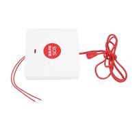 DEARMAMY Déclencheur D’Alarme Incendie Mural Blanc Lumineux avec Tirette Manuelle Dispositif D’Alerte D’Urgence pour Personnes Âgées et Bureaux Bouton D’Urgence Accessible et Système