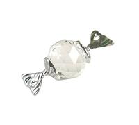 DEARMAMY Décoration Cristal Transparent Forme de Bonbon avec Boîte Ornement Chic pour Maison comme Élément Décoratif pour Salon Bureau