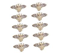 DEARMAMY Décorations Ongles En Alliage Abeille 3d, Lot De 10 Pièces Pour Nail Art Et Personnalisation De Vêtements, Paquet, Téléphones - Résistantes, Élégantes Et Faciles à Utiliser