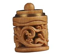 DEARMAMY Diffuseur Parfum Suspendu Bois Sculpté Creux Sachet Parfumé Décoratif pour Voiture Bureau et Maison Accessoire Aromathérapie Pratique et Résistant