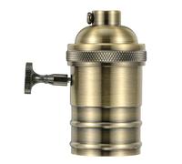 DEARMAMY Douille Aluminium Die Casting Retro Support de Lampe Vintage avec Bornes à Vis Facile à Installer pour Ampoules Suspendues et Luminaire Industriel