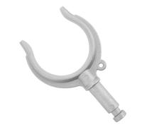 DEARMAMY Douille de Support de Rame en Aluminium pour Bateau, Kayak, Yacht | Résiste à L’eau de Mer, Fixation Latérale sans Perçage, Usage Polyvalent pour Rames et Bâtons, Argenté