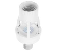 DEARMAMY Douille Installation Détecteur B22 Mouvement de E27 Infrarouge vers Adaptateur Compatible LED Facile Ampoules pour Couloirs et Divers Usages