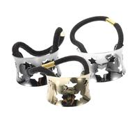 DEARMAMY Élastiques à Cheveux pour Queue de Cheval Décoratif Lot de 3 Design en Élégant pour Accessoires de Cheveux