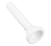 DEARMAMY Embouchure Trompette Blanche pour Débutants Embout Laiton pour Instruments à Vent Clair et Résonnant Design Moderne et Portable Facile à Utiliser pour Jeunes Musiciens