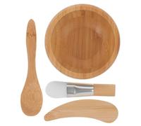 DEARMAMY Ensemble Bol à Masques Facial, Taille Moyenne, Bol Mélangeur Pour Masque Fait Maison Bâtonnet, Pinceau Et Cuillère, Outils De Mélange Pour Soins Peau, Utilisation Portable à Domicile