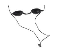 DEARMAMY Ensemble De 3 Masques Oculaires de Protection Ipl avec Boîte Rigide Anti-lumière Bleue Rouge Ajustables pour Patients Thérapie