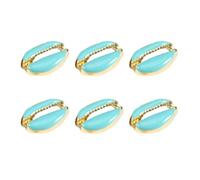 DEARMAMY Ensemble de Pendentifs à Breloques en Alliage Bleu, 10 Pièces, pour Création de Bijoux Diy, Accessoires Délicats pour Bracelets et Colliers