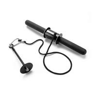 DEARMAMY Entraîneur de Force des Bras Dispositif de Force du Bras à Barre Horizontale Portable en Fer et Plastique, Noir, pour Muscler la Poitrine, Athlètes et Grimpeurs, Fitness à