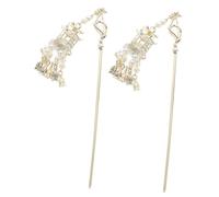 DEARMAMY Épingle à Cheveux Chinoise 2 Pcs 16 Cm Style Lanterne Accessoires Cheveux Femme Pour Chignons Et Relevées Bijoux Vintage Élégants Pour Occasions Spéciales