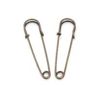 DEARMAMY Épingles de Sûreté Métal Extra Larges 70 MM X 18 MM Lot de 50 Pièces Robustes Clips Multifonctions pour Écharpes Couvertures Jupes et Travaux Manuels Usage Maison Bureau et