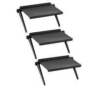 DEARMAMY Étagère de Rangement pour Téléviseur et Moniteur 16,4 X 11,3 Cm en Plastique Robuste Support Routeur sans Perçage Organisation Bureau 3 Pièces