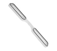 DEARMAMY Étagère de Salle de Bain Pliable sans Perçage Rangement Angle Multifonction pour Cosmétiques et Accessoires Support Suspendu Protecteur de Mur Blanc-Gris