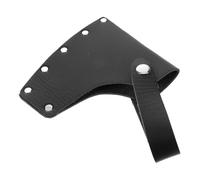 DEARMAMY Étui à Hache en Simili Cuir Paquet à Hache D'extérieur Noir Transport Pratique pour Camping et Travail en Plein Air Utilisateurs de Plein Air