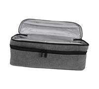 DEARMAMY Étui de Voyage Double Couche pour Accessoires de Sèche-Cheveux et Volumiseur Pochette Organisateur Portable pour Outils de Coiffure Rangement Compact et Pratique pour Styler et