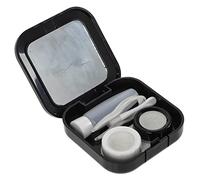 DEARMAMY Étui Décoratif pour Lentilles De Contact Étui De Voyage à Motif Boîte De Rangement pour Lentilles Pratique pour Voyager
