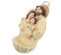 DEARMAMY Figurine Jésus de Noël en Résine 7X35X13 CM Pendentif Catholique pour Décoration Murale et Table D’Intérieur Ornement Biblique pour Baptême Confirmation et Fêtes Religieuses