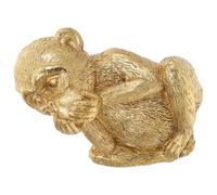 DEARMAMY Figurine Singe Résine Décor Bureau Ornement de Table Robuste et Lisse Décoration Intérieure Créative et Délicate pour Maison et Bureau