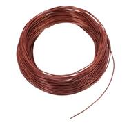 DEARMAMY Fil Aluminium Marron Flexible et Résistant aux Intempéries pour Modelage D'arbre D'intérieur, Rouleau Unique pour Branches et Plantes Décoratives