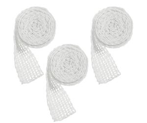 DEARMAMY Filet à Viande Cuisine 3 Rouleaux 3 M Maille Résistante pour Bœuf, Porc et Volaille, Filet à Mailles pour Fumage et Rôtissage, Ficelle de Cuisson Alimentaire Sécurisée