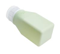 DEARMAMY Flacons De Shampoing Et Après-shampoing Rechargeables 100 Ml Carré Silicone Solide Voyage Trousse De Toilette Portable Fruit Vert