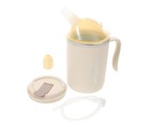 DEARMAMY Gobelet Anti-déversement pour Troubles Déglutition avec Poignées Tasse Alimentation Adaptée Aux Personnes Âgées Facile à Nettoyer et Stable pour Soins à Domicile et Établissements