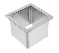 DEARMAMY Goulotte Carrée Acier Inoxydable Pour Poubelle Intégrée Sous Plan De Travail Anneau Découpé Résistant Corrosion Pour Cuisine Salle De Bain Atelier