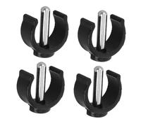 DEARMAMY Goupilles De Verrouillage Pour Béquilles Et Bâtons De Randonnée Lot 4 En Abs Et Métal Accessoires Faciles à Installer Pour Entretien Remplacement