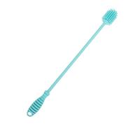 DEARMAMY Goupillon Biberon en Silicone à Long Manche, pour Bouteilles et Tasses en Verre, Nettoyage Domestique, Bleu