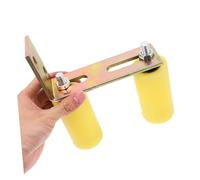 DEARMAMY Guide de Portail Coulissant Nylon Robuste Roulettes de Guidage Silencieuses et Précises Support pour Portes Intérieures et Extérieures Kit avec Double Roulement Adapté Rails