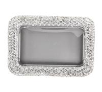 DEARMAMY Guitar Pick Organizer Case Tinplate avec Strass Boîte de Rangement Portable pour Médiators de Guitare Basse et Ukulélé Boîte de Présentation avec Fenêtre Visuelle