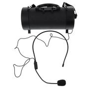 DEARMAMY Haut-Parleur sans Fil Portable en Plastique Noir 1200 Mah