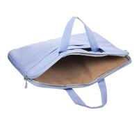 DEARMAMY Housse pour Ordinateur Portable 15,6 Pouces en Tissu Oxford Bleu | Étanche, Anti-rayures et Facile à Nettoyer, Style Simple, Pochette Légère pour Usage Quotidien