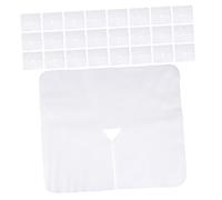 DEARMAMY Housses d'Appui-Tête en Coton Pur Lot de 100 Conception Ergonomique Confortables pour Salon de Beauté Housses de Massage Faciales Trou pour