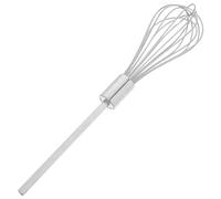 DEARMAMY Inox Extra Long et Épais 2 MM 16 Fils, Accessoire Mélangeur Électrique pour Perceuse, Batteur de Rechange Multifonction pour Mixeur Cuisine, Ustensile Professionnel Réutilisable