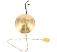 DEARMAMY Interrupteur à Tirette Double Commande 10A en Cuivre 72 MM Câble de 30 CM Couleur Dorée pour Plafonnier et Luminaire Accessoire Silencieux Salle de Bain et Éclairage Intérieur