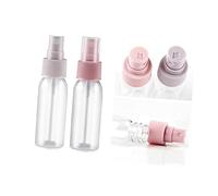 DEARMAMY Kit Cosmétique Portable 9 Pièces Flacons de Voyage Rose Foncé Set Rangement Maquillage Compact Léger pour Voyages Camping Affaires