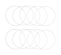 DEARMAMY Kit de 10 Joints Toriques D’Étanchéité en Silicone pour Filtre Purificateur D’Eau 10 Pouces Résistants à la Chaleur UV pour Usage Domestique et Industriel