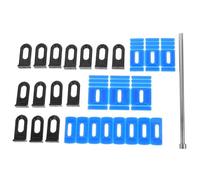 DEARMAMY Kit de Débosselage Ensemble Complet Extracteur de Bosses pour Voiture en Plastique et Acier Inoxydable, Outil de Réparation de Porte et Carrosserie pour Débosselage