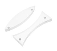 DEARMAMY Kit D'expérimentation Optique Magnétique 2pcs Lentilles Convexes et Concaves en Acrylique pour Laboratoire, Fixation Sécurisée et Installation Rapide