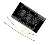 DEARMAMY Kit D'outils de Luthier et Fourche D'ajustement Facile à Ranger pour Violon Règle de Mesure Claire en Acier Inoxydable Accessoire Indispensable pour Réglage Précis