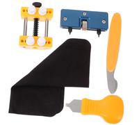 DEARMAMY Kit Outils Réparation Montre avec Ouvre Boîtier Arrière et Support Ajustable Accessoires pour Remplacement Batterie et Réparation Horlogerie