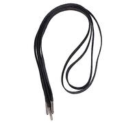 DEARMAMY Lacets Plats 120cm à Embouts Métalliques Noirs pour Chaussures