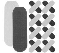 DEARMAMY Limes à Pieds Recharge Recharges Papier de Verre 20 Pièces Double Face 133 X 42 CM pour Soins des Pieds à Domicile Élimination des Callosités et Peaux Sèches