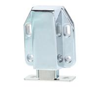 DEARMAMY Loquet Magnétique à Pression pour Porte de Placard en Alliage D'aluminium, Amortisseur Auto-rebond, Loquet Meuble sans Poignée, Poussoir pour Ouvrir et Fermer, Compatible Armoires