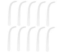 DEARMAMY Lot De 10 Bâtonnets D'essai Boucles D'oreilles Transparent Acrylique, Présentoir Bijoux Léger Portable, Support Rangement Clous Et Créoles Pour Boutique Et Exposition