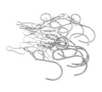 DEARMAMY Lot de 10 Crochets Pivotants en S 94 Mm en Acier Inoxydable Argenté, Clips de Carillon Éolien et Support Plante Robustes, Suspendre Extérieure et Accessoires Jardinage